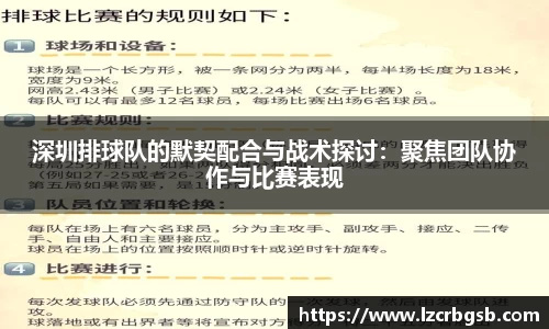 深圳排球队的默契配合与战术探讨：聚焦团队协作与比赛表现