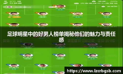 足球明星中的好男人榜单揭秘他们的魅力与责任感